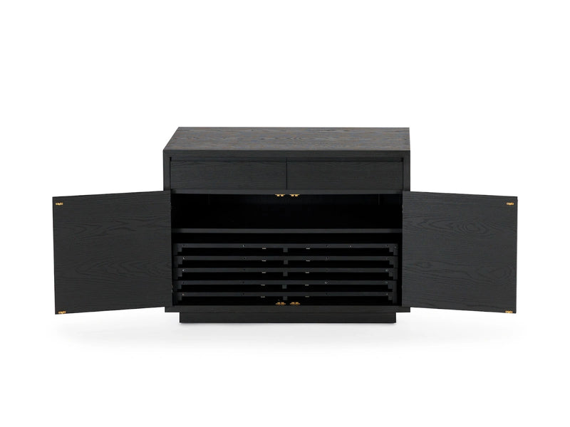Transformer Table Transformer Sideboard buffet cabinet in a modern wood finish