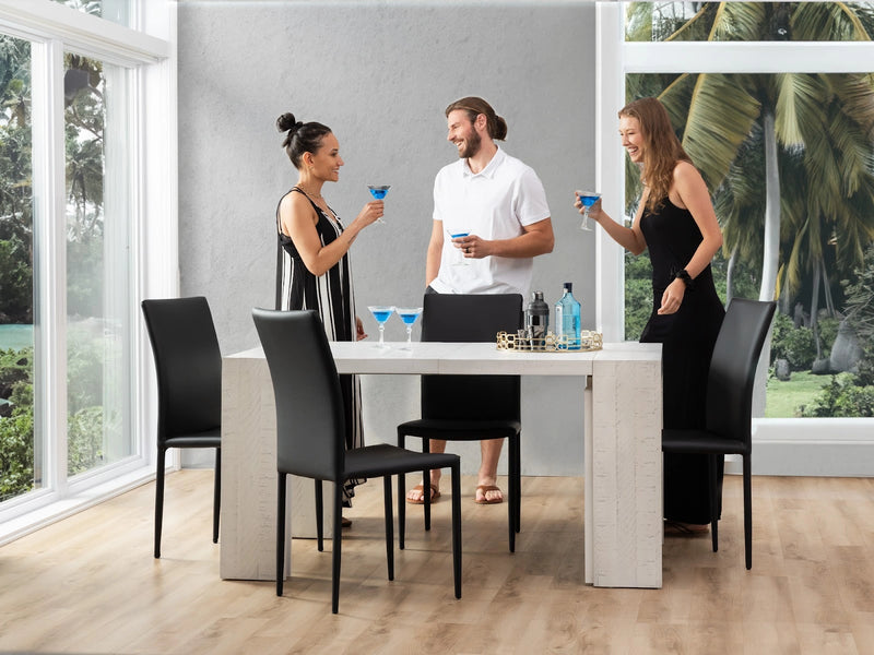 Transformer Table extendable dining table in a modern wood finish