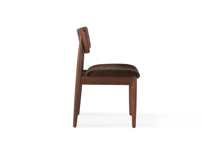 Transformer Table round dining chair in a modern upholstered design.
