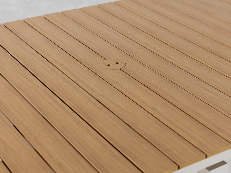 Transformer Table outdoor dining table with durable expandable design for patios and outdoor gatherings