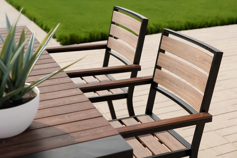 Transformer Table outdoor dining chair in a modern weather-resistant design