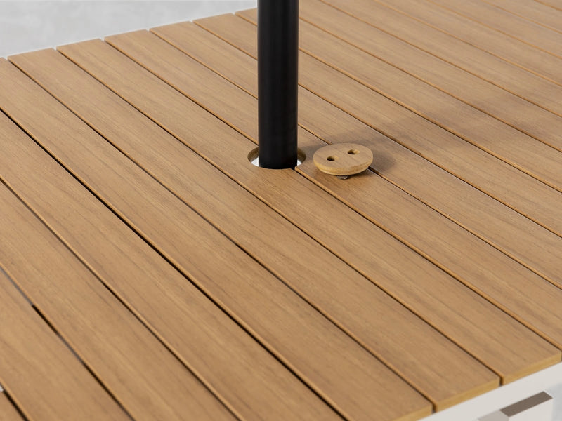 Transformer Table outdoor dining table by Transformer Table outfitted for outdoor use