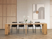 Transformer Table expandable dining table shown in its compact configuration