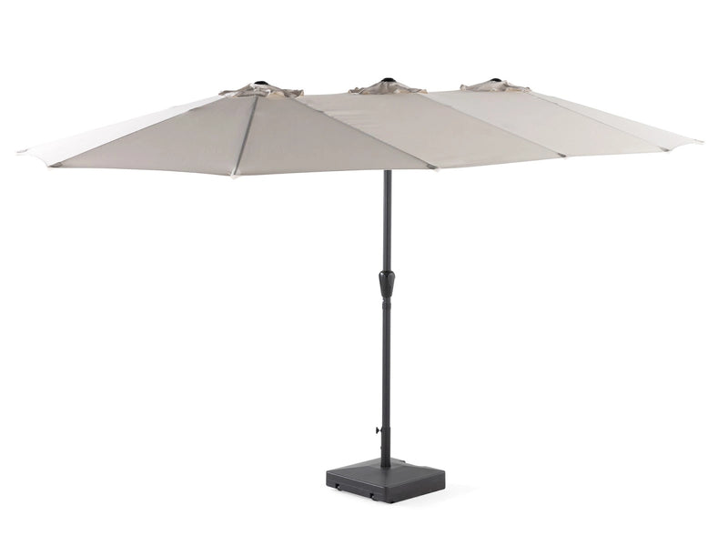 Transformer Table outdoor patio umbrella with a sturdy pole and canopy for outdoor shade