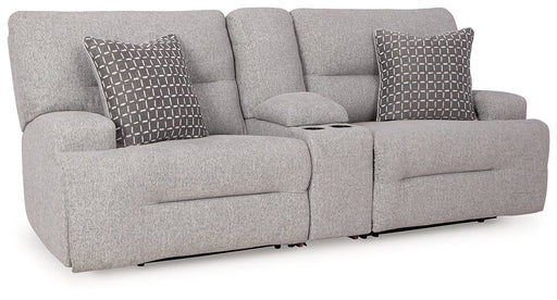 Ashley Furniture Acklen Place sectional in a stylish open-angle view, showcasing plush cushions and modern design.