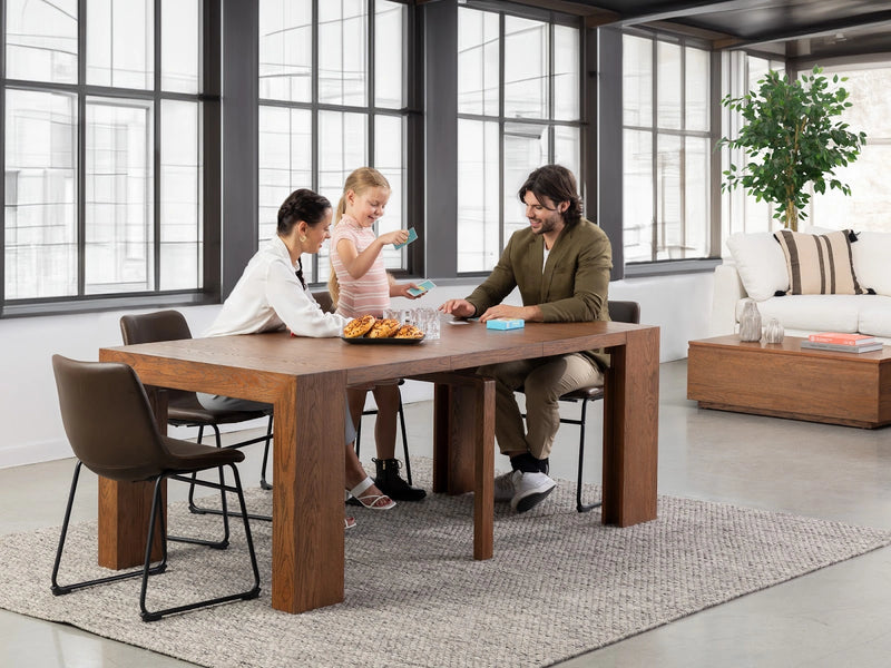 Transformer Table extendable dining table in a modern design
