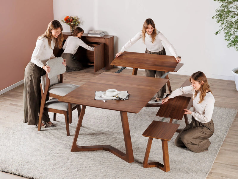 Transformer Table Nova dining table by Transformer Table in a modern expandable design