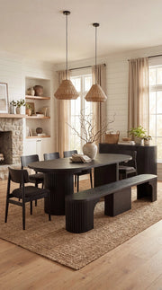 Transformer Table round dining set with expandable round table and matching dining chairs