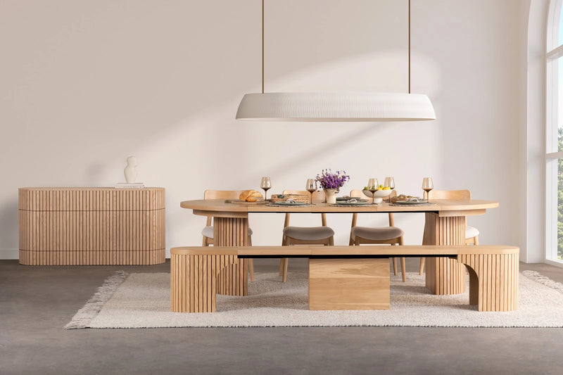 Transformer Table round dining set by Transformer Table with a round dining table and matching chairs