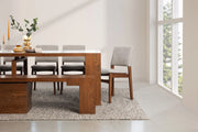 Transformer Table dining set with expandable wooden dining table and matching chairs by Transformer Table