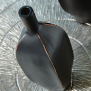 Ashley Furniture Rhaveney Vase, decorative ceramic vase with intricate patterns, detailed close-up view.