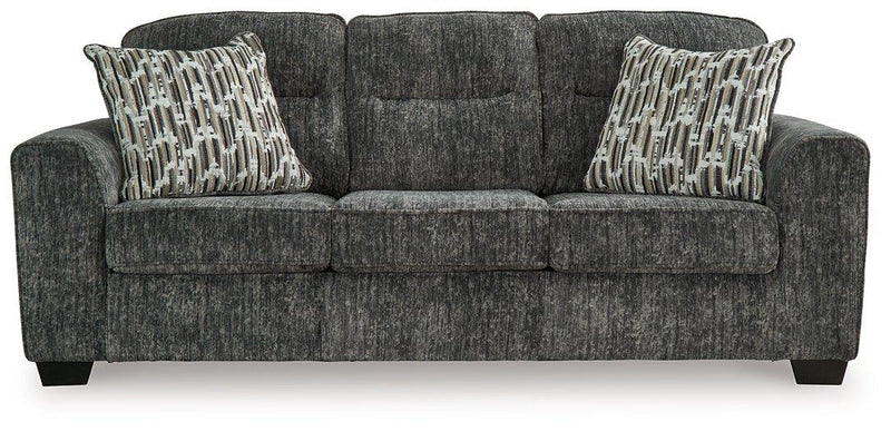 Ashley Furniture Lonoke living room set with sofa and armchair, featuring plush cushions and modern design.