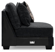 Ashley Furniture Lavernett living room set with sofa and loveseat in a modern design, featuring plush cushions and neutral upholstery.