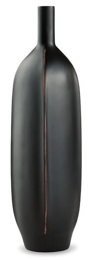 Rhaveny Vase by Ashley Furniture, elegant ceramic vase with a sleek modern design, ideal for decorative display.