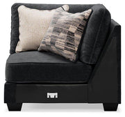 Ashley Furniture Lavernett living room set with plush sofa and matching armchair, featuring neutral upholstery and modern design.