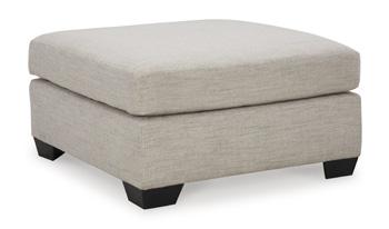Ashley Furniture Mahoney living room set featuring a sofa and loveseat with plush upholstery and wooden accents.
