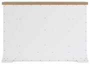 Ashbryn dresser by Ashley Furniture featuring a modern design with multiple drawers and a dark wood finish.