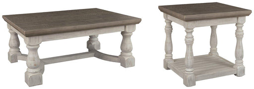 Ashley Furniture Havalance Table Set with a modern dining table and matching chairs, featuring a sleek wood finish and stylish design.