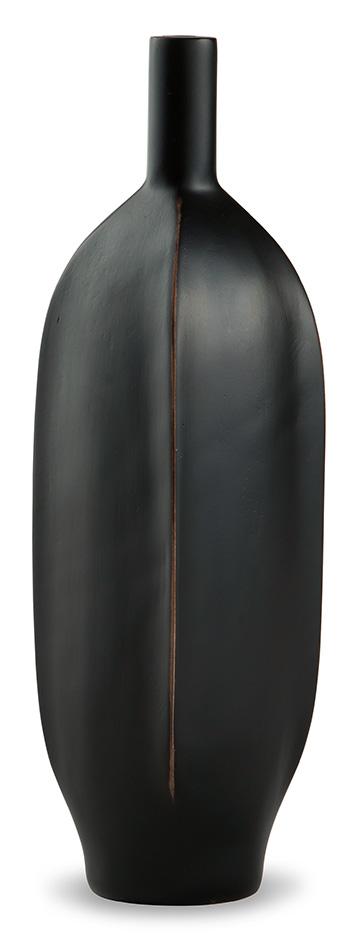 Elegant Rhaveney Vase by Ashley Furniture, featuring a sleek ceramic design with a smooth finish and modern shape.