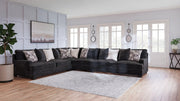 Ashley Furniture Lavernett living room set with sofa and armchair in a modern living space