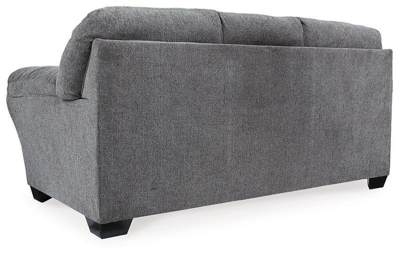 Ashley Furniture Allmaxx Sofa with plush cushions and modern design, shown in a living room setting.