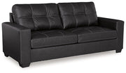 Ashley Furniture Barlin Mills sofa sleeper with plush fabric and fold-out bed, shown in a modern living room setting.