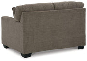 Ashley Furniture Mahoney living room set featuring a sofa and matching chairs in a modern, stylish design.