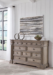 Ashley Furniture Blairhurst Dresser with sleek wood finish and multiple drawers for stylish bedroom storage.