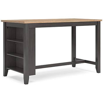Ashley Furniture Gesthaven dining room set with a wooden table and matching chairs in a modern dining space