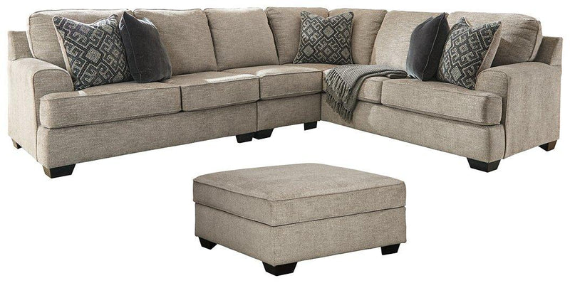 Ashley Bovarian Living Room Set with sofa and armchairs in a modern design, perfect for stylish home decor.