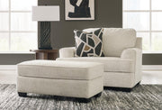 Ashley Furniture Heartcort living room set featuring a sofa and armchair with neutral upholstery and modern design.