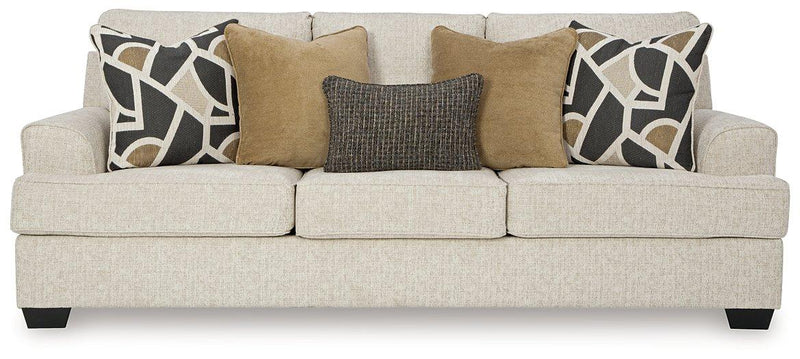Ashley Furniture Heartcort living room set with a sofa and matching armchair in a modern living space.