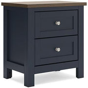 Ashley Furniture Landocken Bedroom Set with bed, nightstands, and dresser in a modern bedroom style