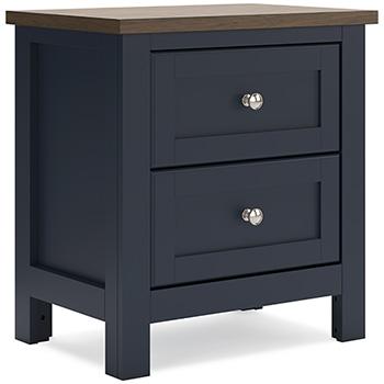 Ashley Furniture Landocken Bedroom Set with bed, nightstands, and dresser in a modern bedroom style