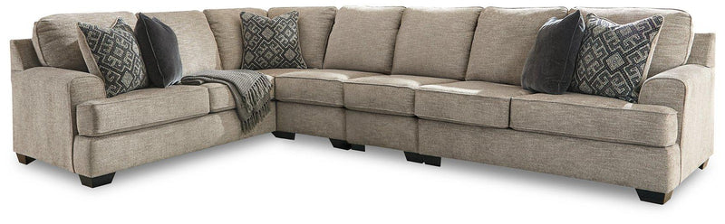 Ashley Bovarian living room set featuring a sofa and loveseat with plush cushions and modern upholstery for stylish comfort.