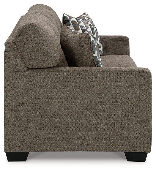 Ashley Furniture Mahoney living room set with sofa, loveseat, and armchair in a modern design, perfect for stylish home decor.