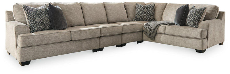 Ashley Bovarian living room set with sofa and armchair, featuring plush cushions and modern design.