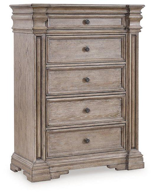 Ashley Furniture Blairhurst chest of drawers with a classic wooden design and multiple spacious drawers for storage.