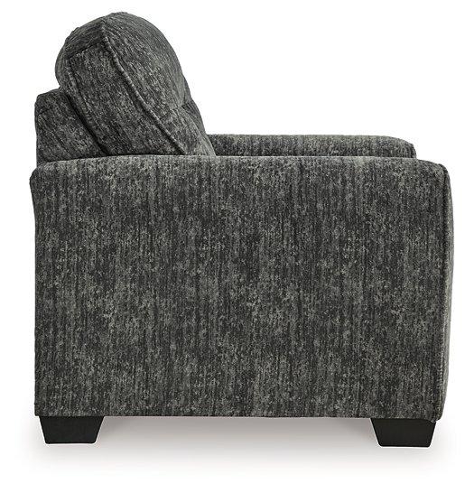 Ashley Furniture Lonoke living room set featuring a sofa and loveseat with plush upholstery and modern design.