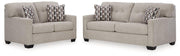 Ashley Furniture Mahoney living room set with sofa and armchairs, showcasing plush upholstery and modern design.