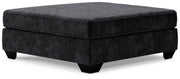 Ashley Furniture Lavernett living room set featuring a sofa and loveseat with plush cushions and modern fabric upholstery.