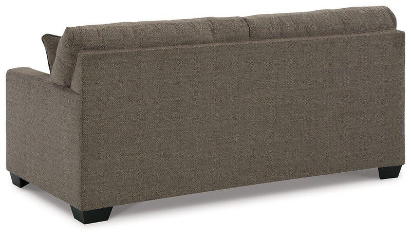 Ashley Furniture Mahoney living room set featuring a sofa, loveseat, and armchair in a modern, stylish design.