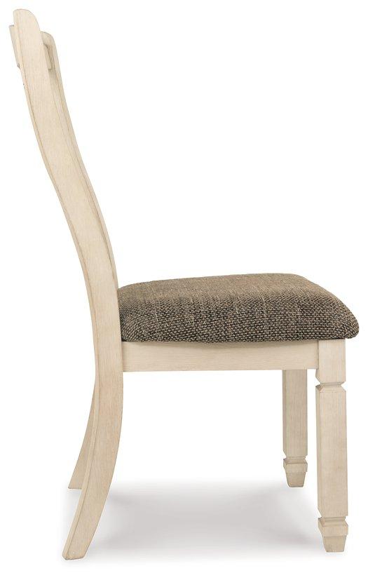 Bolanburg dining chair by Ashley Furniture with a wooden frame and upholstered seat, stylish and comfortable for dining rooms