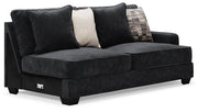 Ashley Furniture Lavernett living room set featuring a sofa and armchair with plush cushions and stylish fabric upholstery.