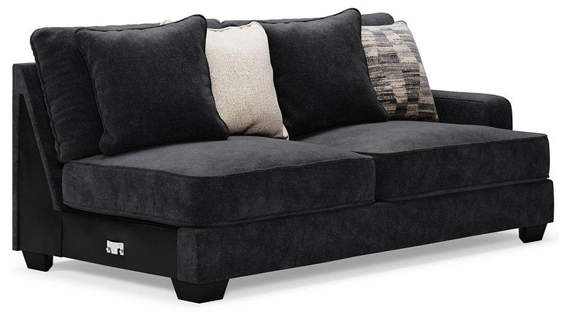 Ashley Furniture Lavernett living room set featuring a sofa and armchair with plush cushions and stylish fabric upholstery.