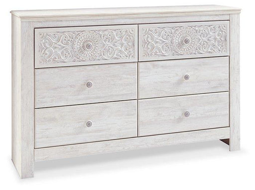 Ashley Furniture Paxberry Dresser with six spacious drawers in a modern wooden finish