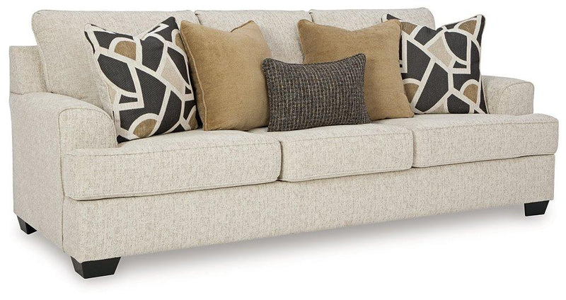 Ashley Furniture Heartcort living room set featuring a sofa and armchair with plush cushions and contemporary design.