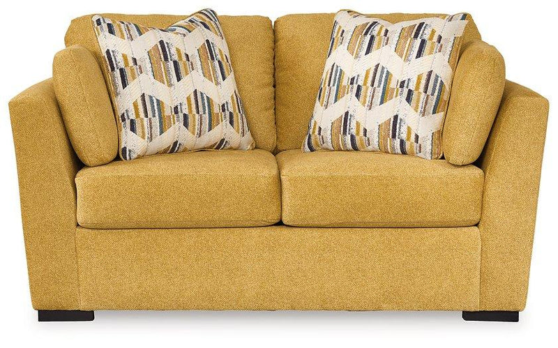 Ashley Furniture Keerwick living room set with plush sofa and matching armchair, stylish and comfortable for modern living rooms