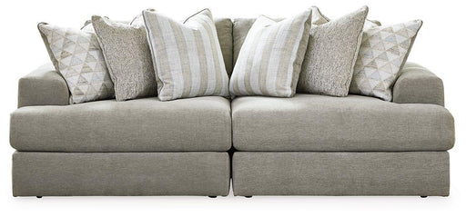 Ashley Furniture Avaliyah sectional loveseat with plush fabric, modern design, and comfortable seating arrangement.