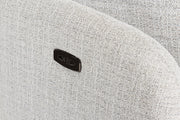 Ashley Furniture Alainmont Next-Gen Nuvella swivel power recliner accent chair with plush upholstery and modern design.